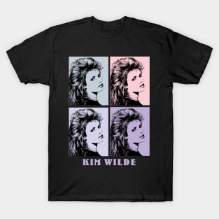 Kim Wilde 80s Pop Art T-Shirt